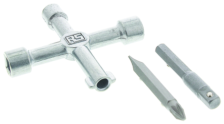 RS Zinc Universal Cabinet Cross Wrench Key