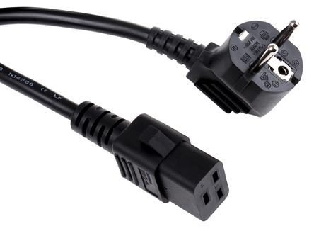RS 2m Black Power Cable Assembly